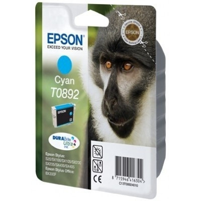 Epson T0892 cyan low capacity ink cartridge (original Epson) C13T08924011 901989 - 1