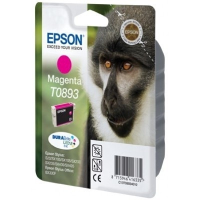 Epson T0893 magenta low capacity ink cartridge (original Epson) C13T08934011 901990 - 1
