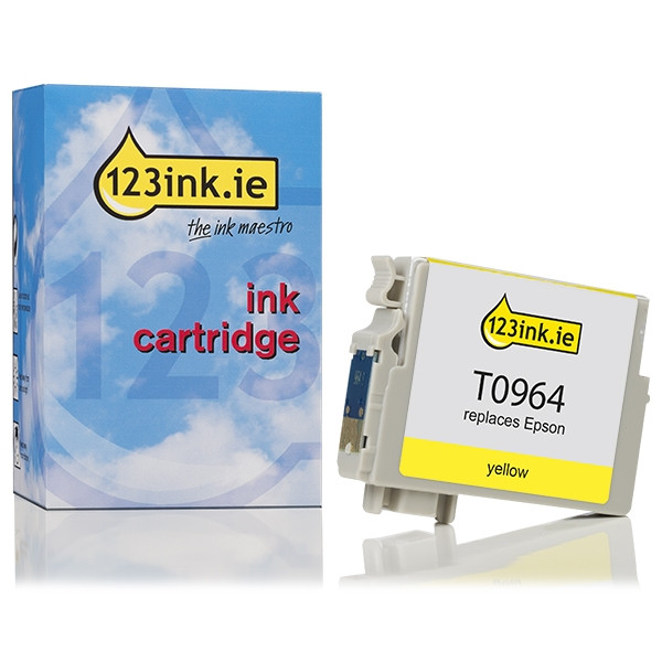 Epson T0964 yellow ink cartridge (123ink version) C13T09644010C 023333 - 1