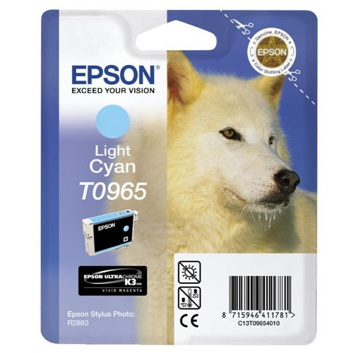 Epson T0965 light cyan ink cartridge (original Epson) C13T09654010 023334 - 1