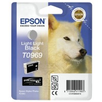 Epson T0969 light light black ink cartridge (original) C13T09694010 023342