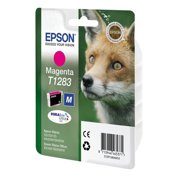 Epson T1283 magenta ink cartridge (original Epson) C13T12834011 C13T12834012 026278 - 1