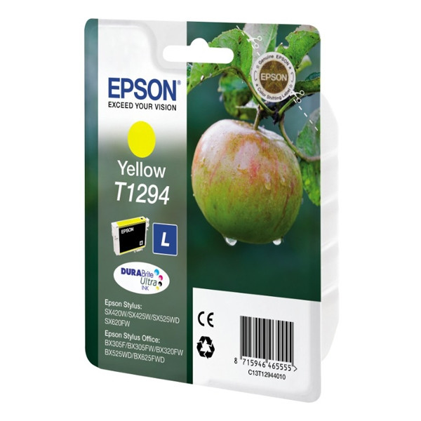 Epson T1294 high-capacity yellow ink cartridge (original Epson) 026296 - 1