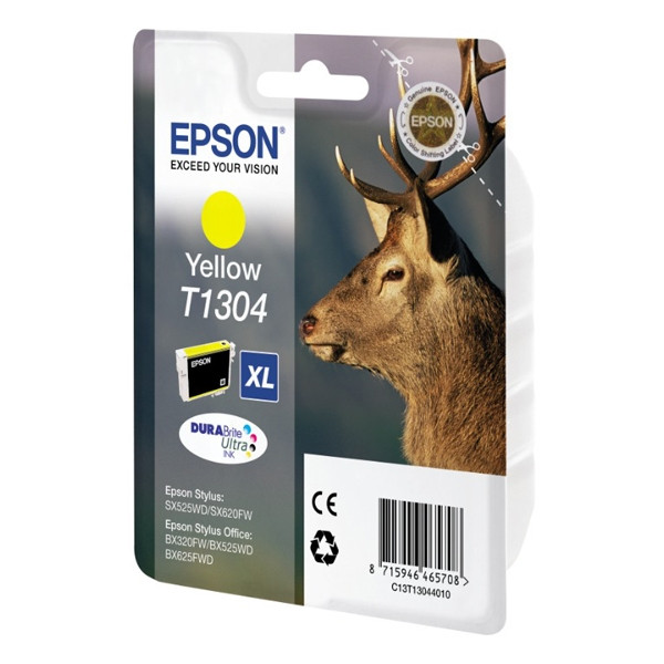 Epson T1304 extra high capacity yellow ink cartridge (original Epson) C13T13044010 C13T13044012 C13T13044020 026311 - 1