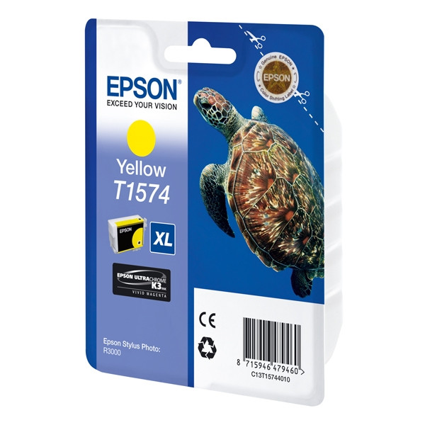 Epson T1574 yellow ink cartridge (original Epson) C13T15744010 026360 - 1