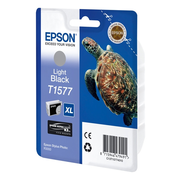 Epson T1577 light black ink cartridge (original Epson) C13T15774010 026366 - 1