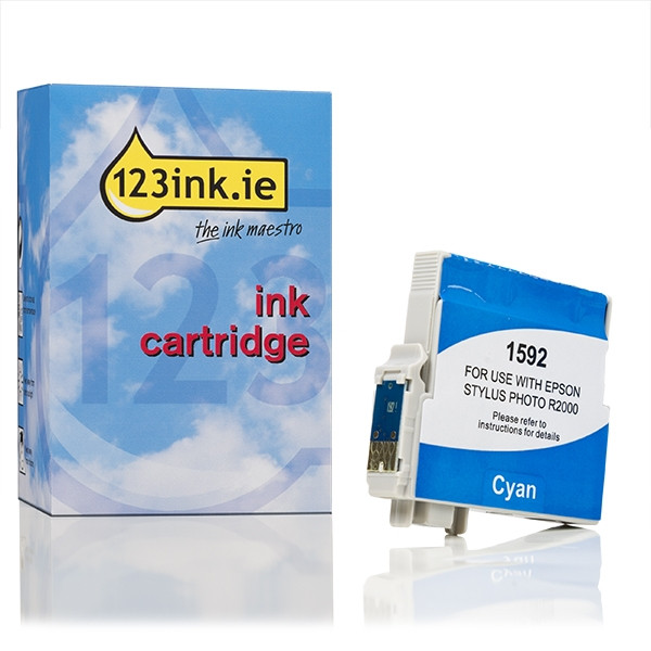 Epson T1592 cyan ink cartridge (123ink version) C13T15924010C 026389 - 1