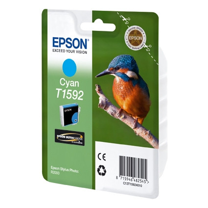 Epson T1592 cyan ink cartridge (original Epson) C13T15924010 026388 - 1