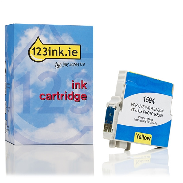 Epson T1594 yellow ink cartridge (123ink version) C13T15944010C 026393 - 1