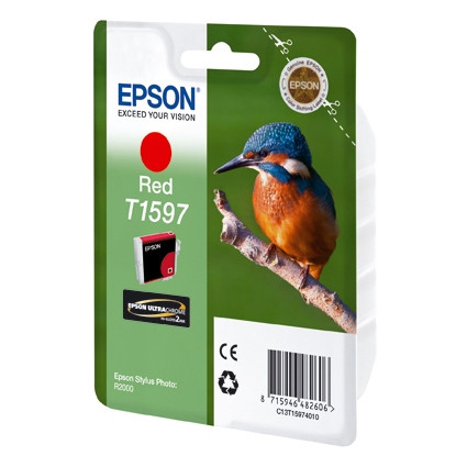 Epson T1597 red ink cartridge (original Epson) C13T15974010 026394 - 1