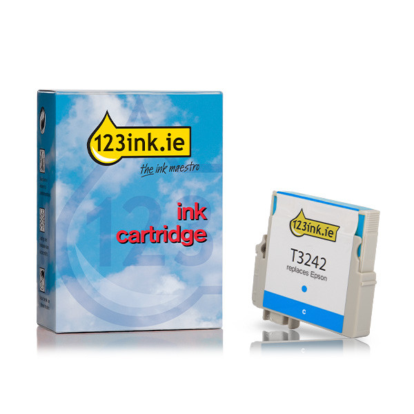 Epson T3242 cyan ink cartridge (123ink version) C13T32424010C 026937 - 1