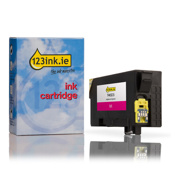 Epson T40D3 high-capacity magenta ink cartridge (123ink version) 083421 - 1