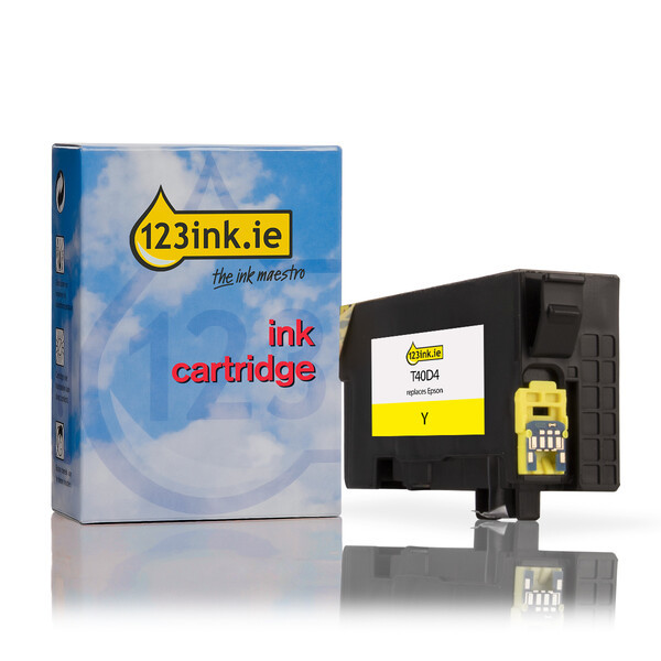 Epson T40D4 ink cartridge yellow high capacity (123ink version) C13T40D440C 083423 - 1