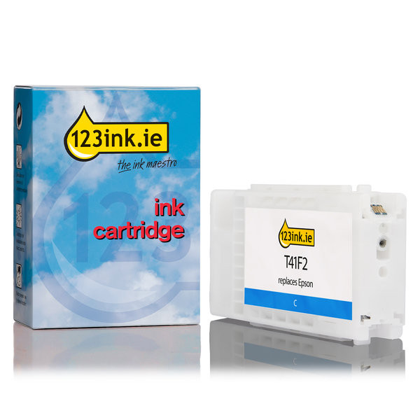 Epson T41F2 high-capacity cyan ink cartridge (123ink version) 083427 - 1
