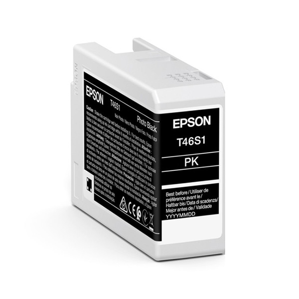 Epson T46S1 photo black ink cartridge (original Epson) C13T46S100 083490 - 1