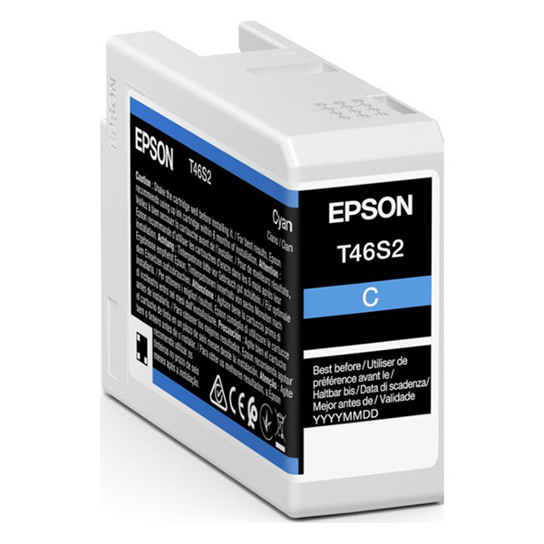 Epson T46S2 cyan ink cartridge (original Epson) C13T46S200 083492 - 1