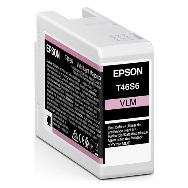 Epson T46S6 light magenta ink cartridge (original Epson) C13T46S600 083500 - 1
