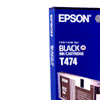 Epson T474 (C13T474011) black ink cartridge (original) C13T474011 025200 - 1
