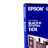 Epson T474 (C13T474011) black ink cartridge (original Epson) 025200 - 1