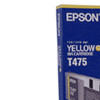 Epson T475 (C13T475011) yellow ink cartridge (original) C13T475011 025210 - 1