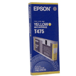 Epson T475 (C13T475011) yellow ink cartridge (original Epson) 025210