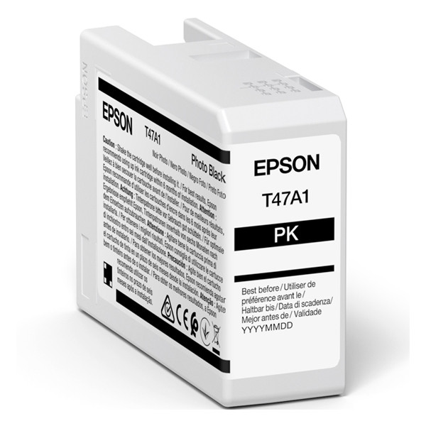 Epson T47A1 photo black ink cartridge (original Epson) C13T47A100 083510 - 1
