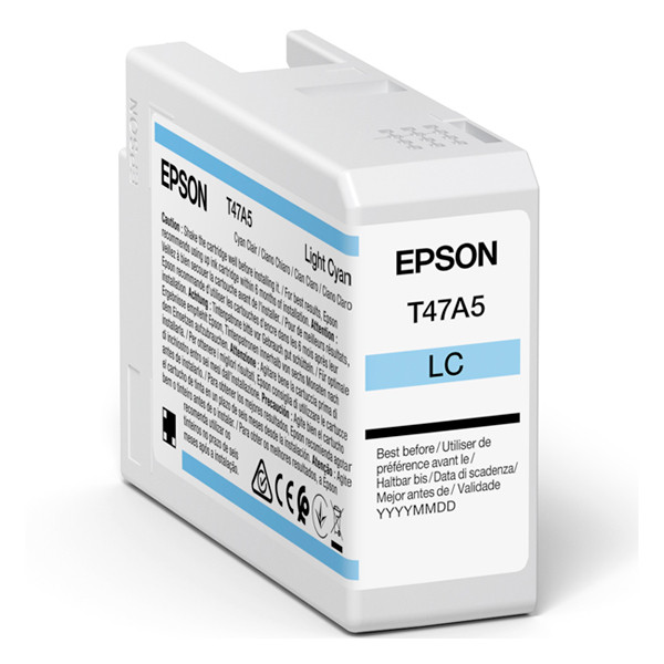 Epson T47A5 light cyan ink cartridge (original Epson) 083518 - 1