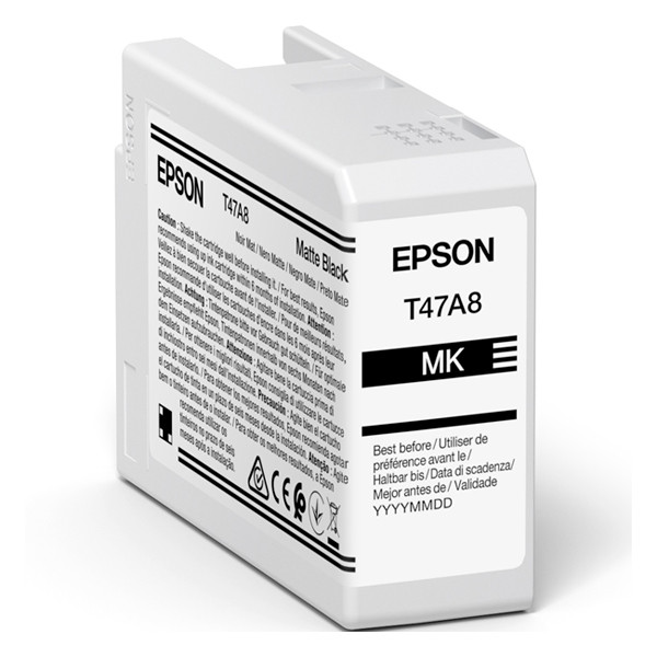 Epson T47A8 matte black ink cartridge (original Epson) C13T47A800 083508 - 1