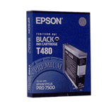 Epson T480 (C13T480011) black ink cartridge (original) C13T480011 025300