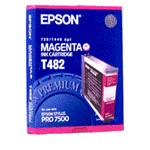 Epson T482 (C13T482011) magenta ink cartridge (original Epson) 025320