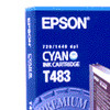 Epson T483 (C13T483011) cyan ink cartridge (original) C13T483011 025330 - 1