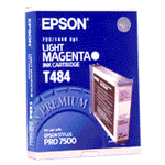 Epson T484 (C13T484011) light magenta ink cartridge (original Epson) 025340