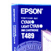 Epson T489 (C13T489011) light cyan/cyan ink cartridge (original Epson) 025450 - 1