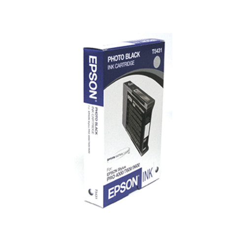 Epson T5431 (C13T543100) photo black ink cartridge (original) C13T543100 025460 - 1