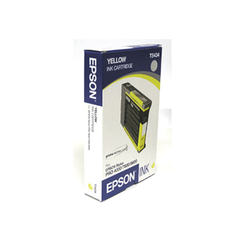 Epson T5434 (C13T543400) yellow ink cartridge (original C13T543400 025490 - 1