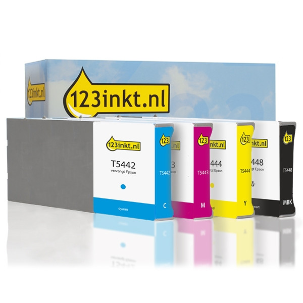 Epson T544 BK/C/M/Y high-capacity ink cartridge 4-pack (123ink version) 127032 - 1