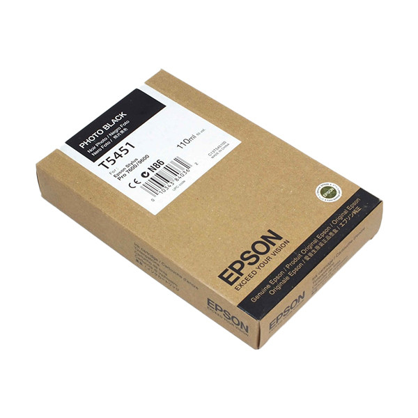 Epson T5451 black ink cartridge (original) C13T545100 026136 - 1
