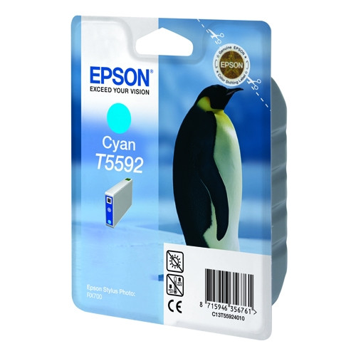 Epson T5592 cyan ink cartridge (original Epson) C13T55924010 022925 - 1
