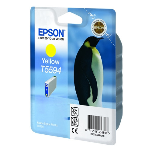 Epson T5594 yellow ink cartridge (original Epson) C13T55944010 022935 - 1
