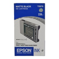 Epson T5678 (C13T567800) high capacity matte black ink cartridge (original Epson) 025880