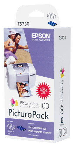 Epson T5730 ink cartridge + photo paper (original) C13T573040 022995 - 1