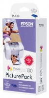 Epson T5730 ink cartridge + photo paper (original) 022995 - 1