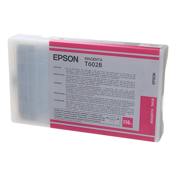 Epson T602B standard capacity magenta ink cartridge (original) C13T602B00 026114 - 1