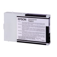 Epson T6051 standard capacity photo black ink cartridge (original Epson) C13T605100 026050