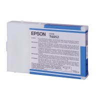 Epson T6052 standard capacity cyan ink cartridge (original Espon) C13T605200 026052