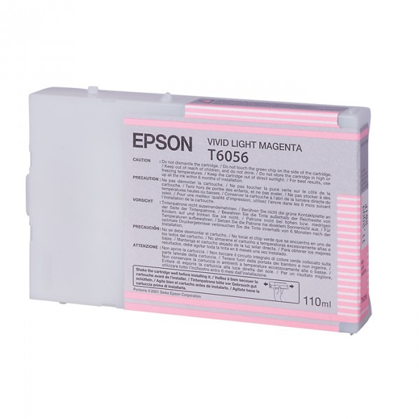 Epson T6056 vivid light magenta ink cartridge (original) C13T605600 026060 - 1