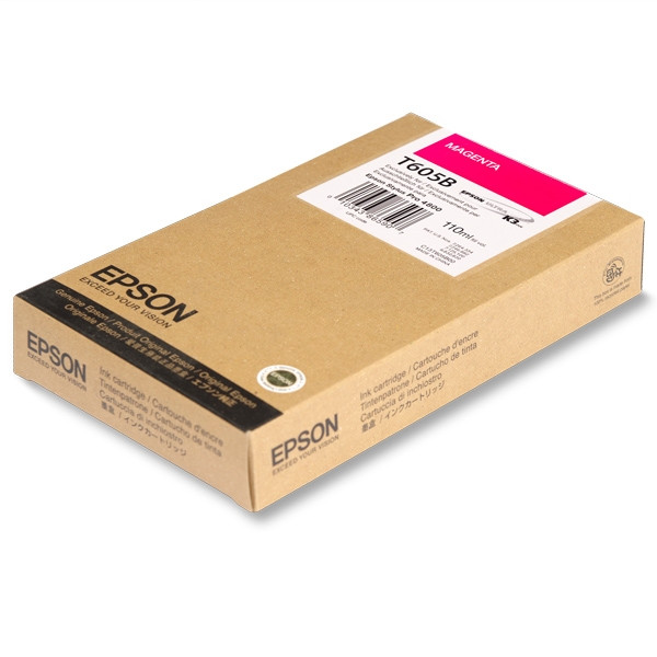 Epson T605B magenta ink cartridge (original Epson) 026124 - 1