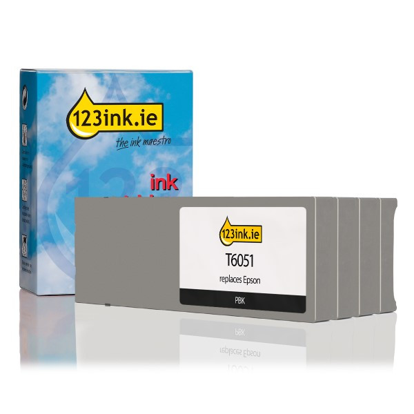 Epson T605 PBK/C/VM/Y ink cartridge 4-pack (123ink version)  110837 - 1