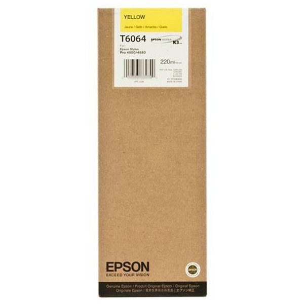 Epson T6064 high-capacity yellow ink cartridge (original Epson) 026072 - 1