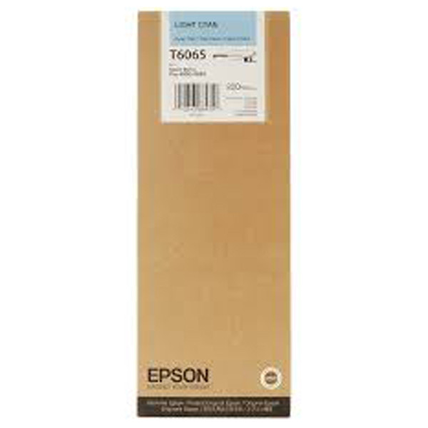Epson T6065 high capacity light cyan ink cartridge (original Epson) C13T606500 026074 - 1